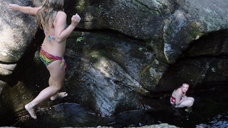 A Summer Leap Into Cockermouth Waters